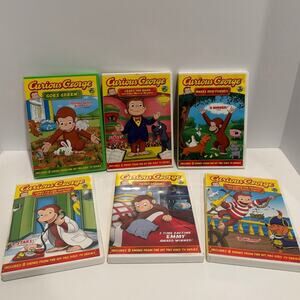 6 Curious George DVDS 8 TV shows each